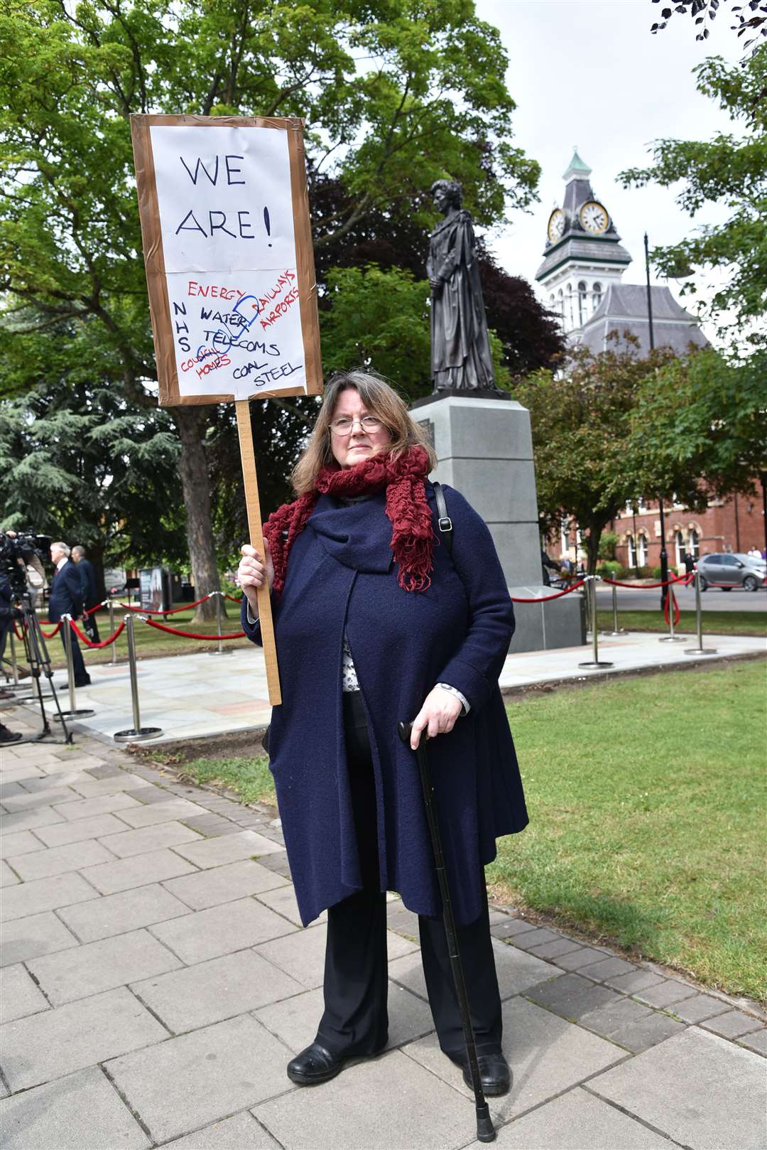 Councillor Charmaine Morgan at the ceremony. (57033133)
