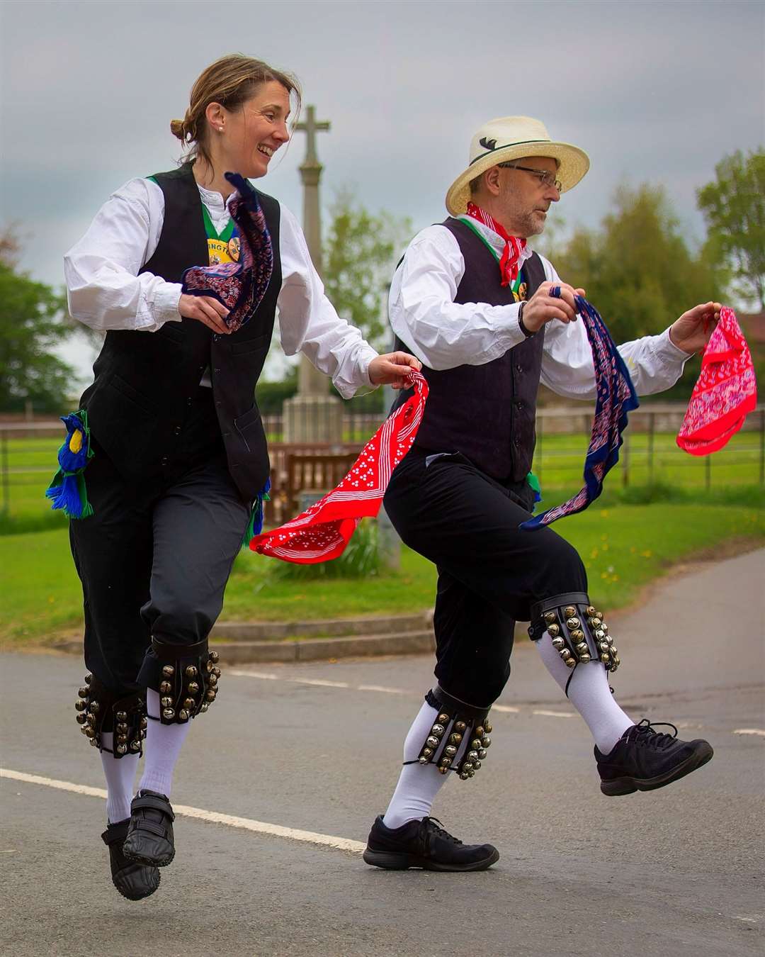 The dancers have 'great fun'.