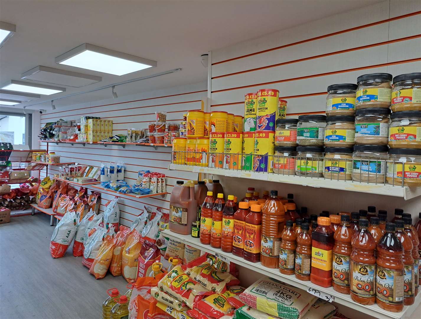 A range of products for sale