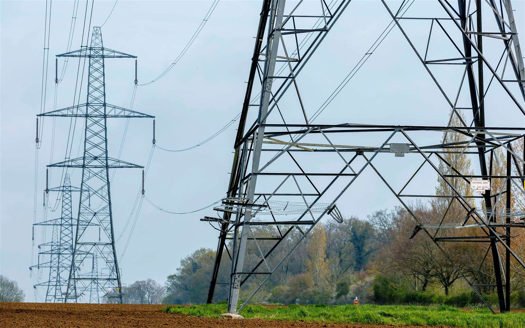 Electricity pylons could run along the east coast. Picture: Mark Bullimore Photography 2023