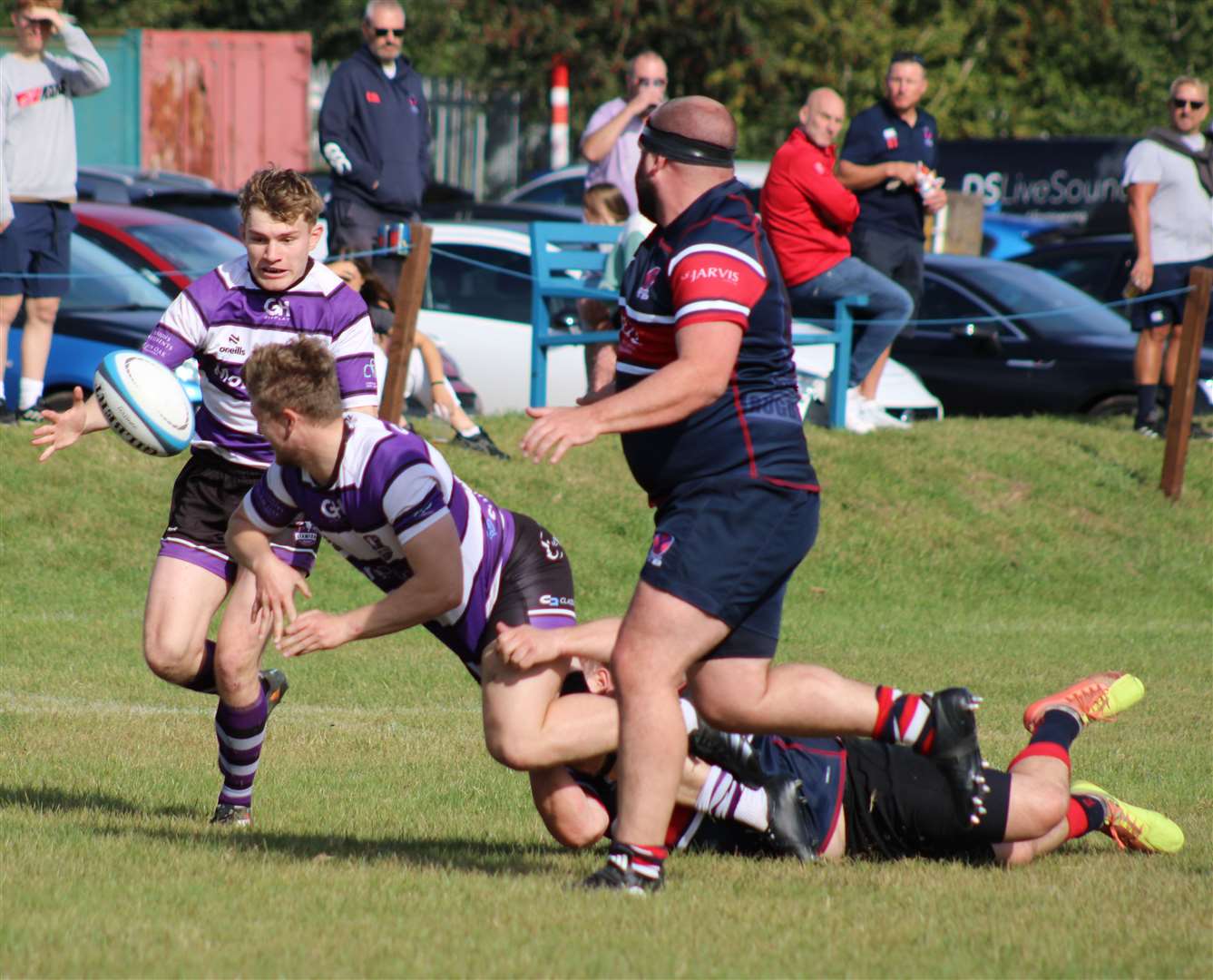 Action from Stamford's defeat against Biggleswade. Photo: Darren Dolby