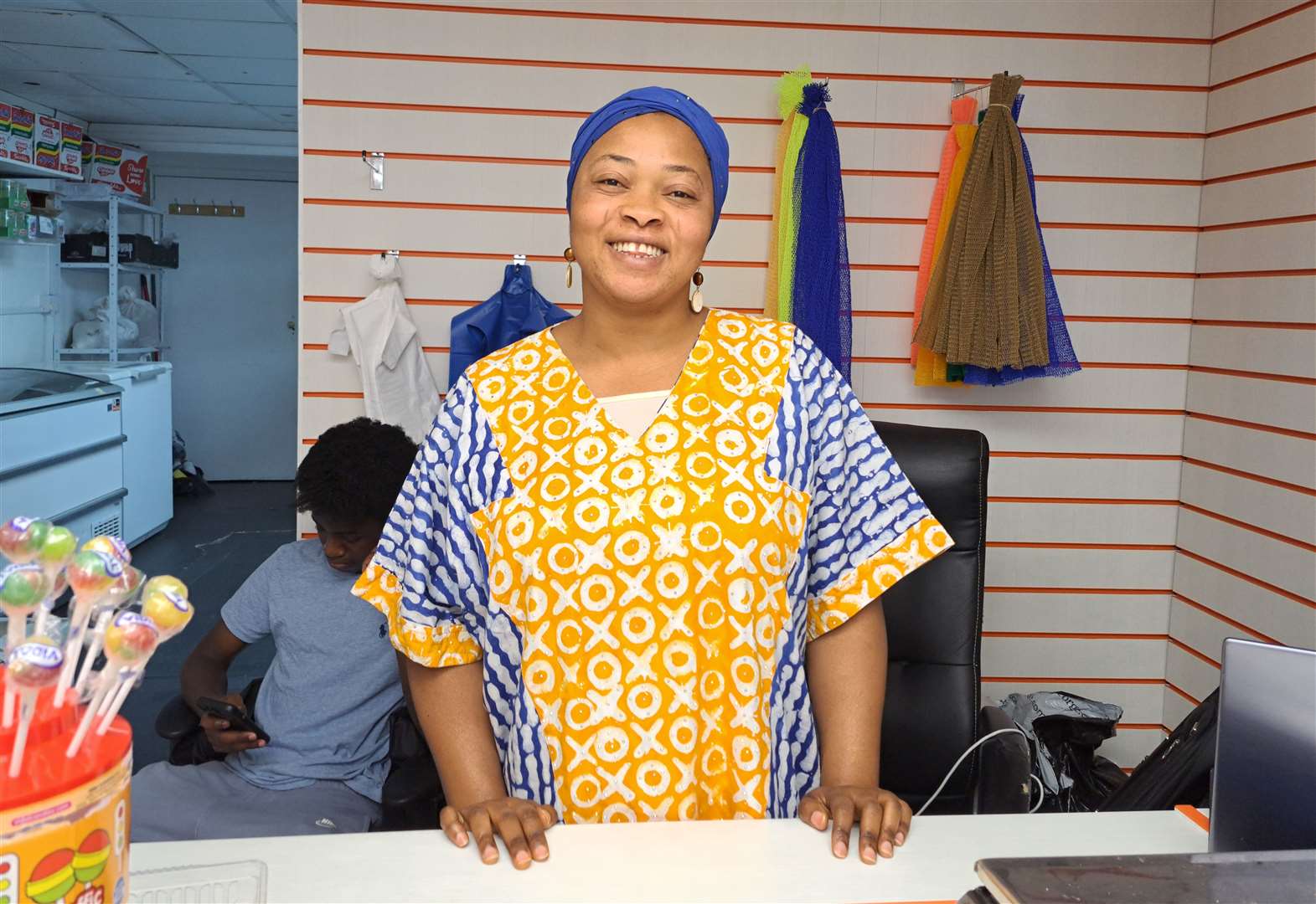 Sadit Rabiu runs the business with her family