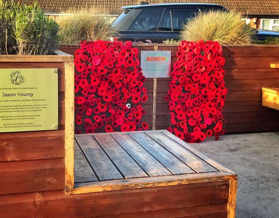 The Friendly Bench in Bottesford (52915576)