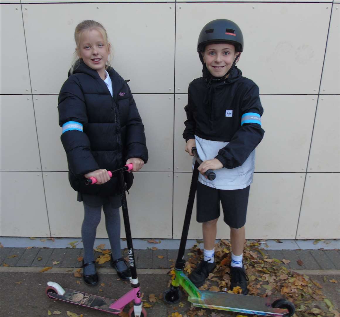 The children talked about how to keep safe