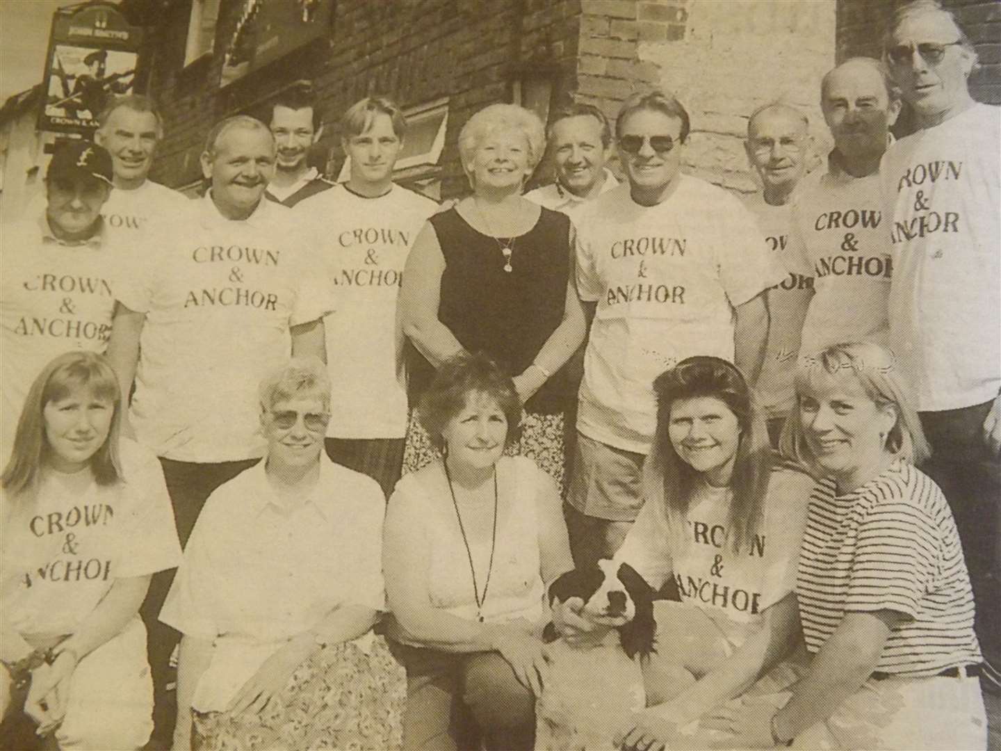 25 years ago: August 21, 1998 – We're walkers: Regulars at the Crown and Anchor, Deeping St James, who took part on the sponsored walk for Lincolnshire Air Ambulance on Sunday.