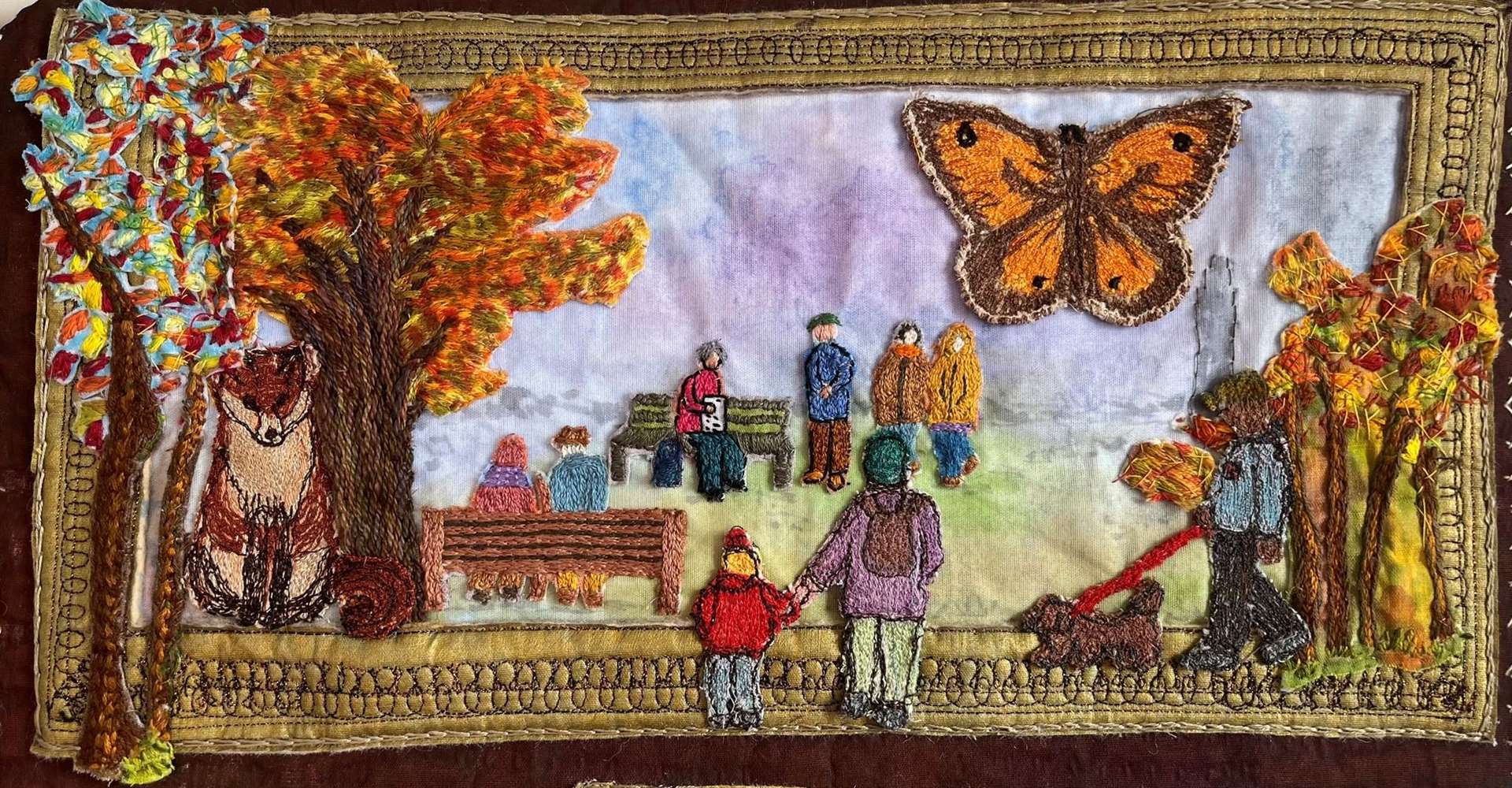 'Play' book park scene
