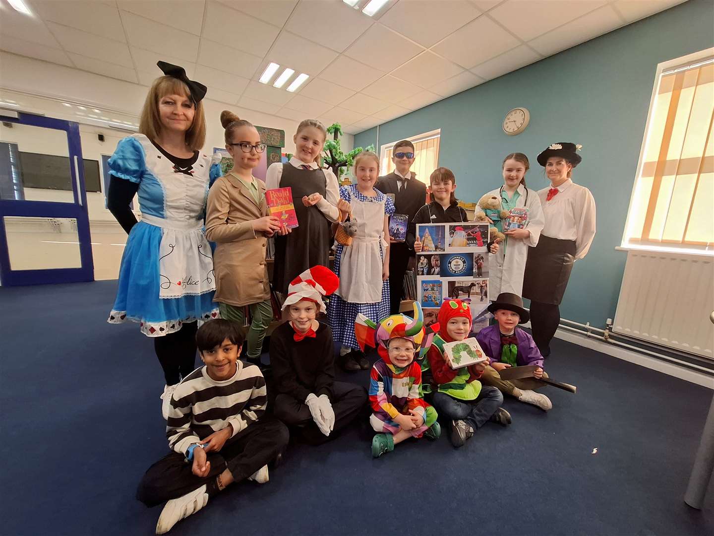 Allington Primary School staff and pupils dressed up for World Book Day.