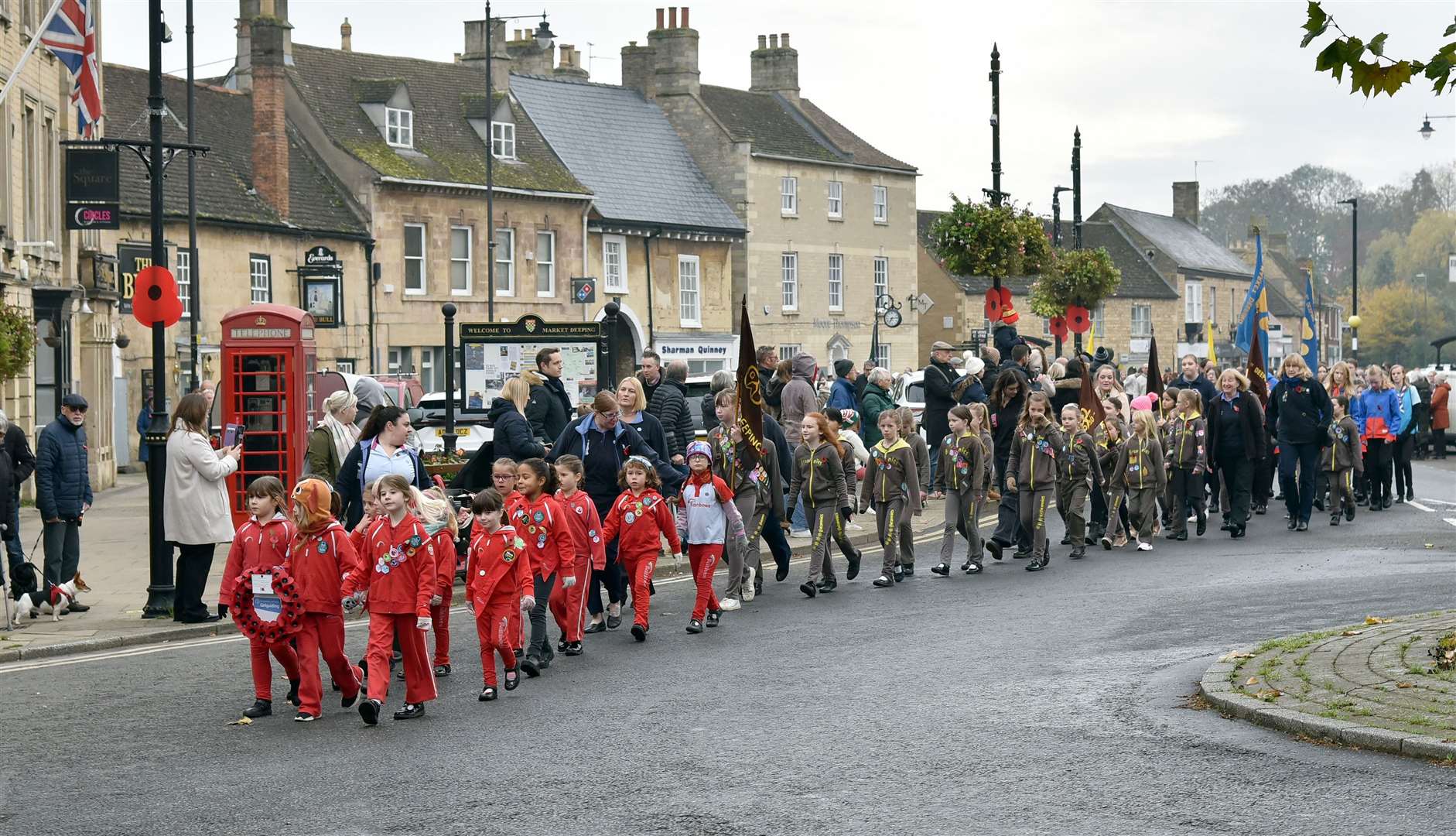 Rainbows lead members of the Scouting movement. Photo: David Pearson