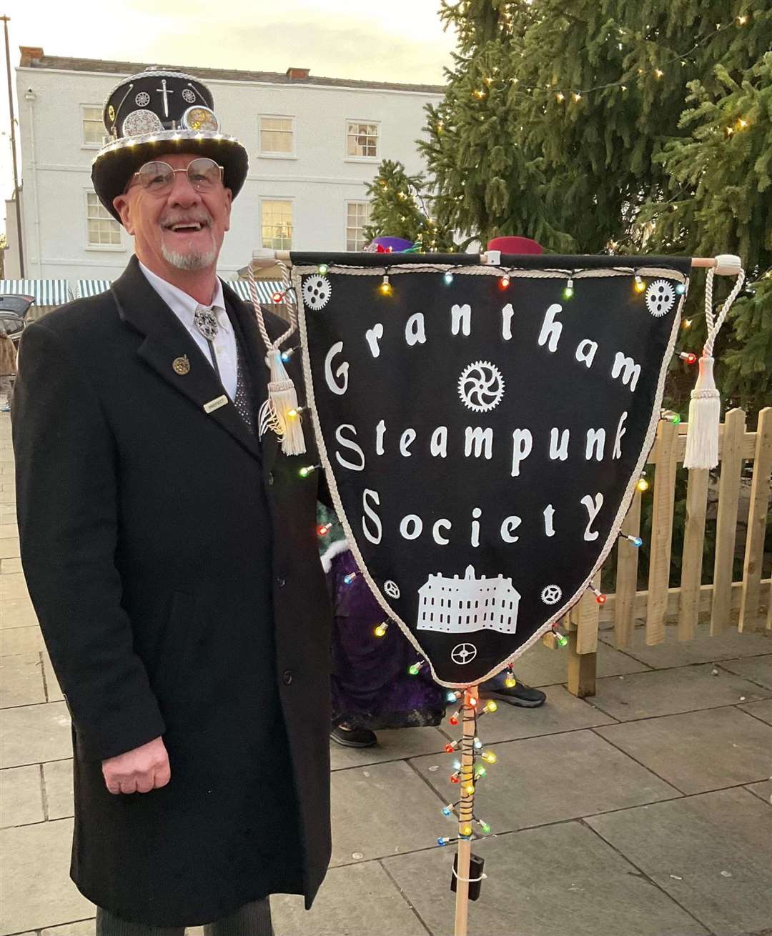 The Grantham Steampunk Society held their first Christmas event. Photo: Ian Selby