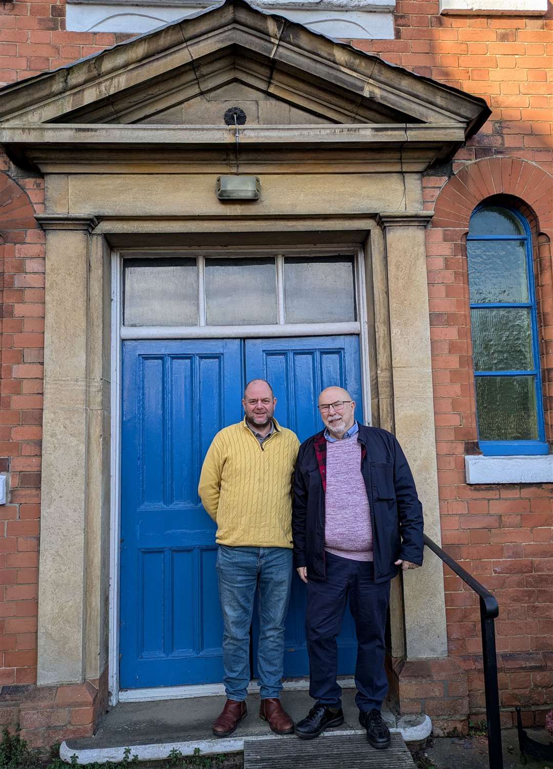 Elder Jason Wright and Pastor David Tatersall hope to buy the church building in Eastgate.