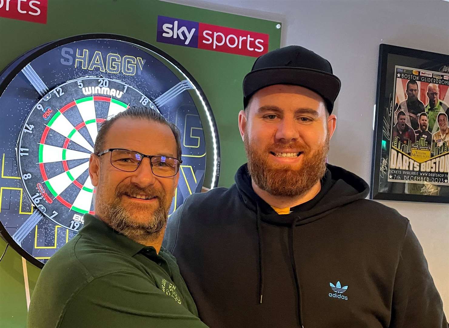 Sean Trafford and Scott Williams at the Green Dragon