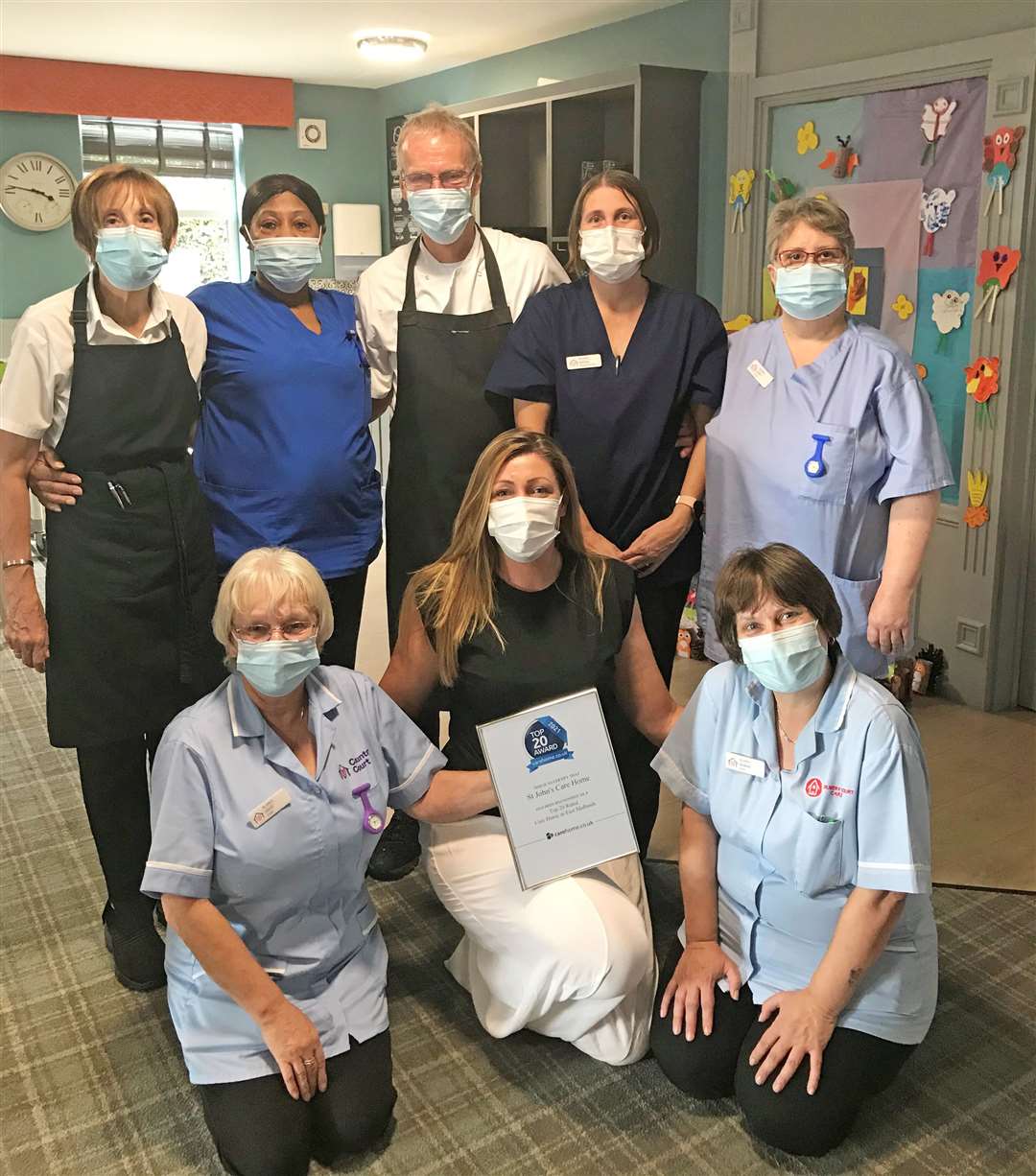 Staff at St John's care home (51267314)