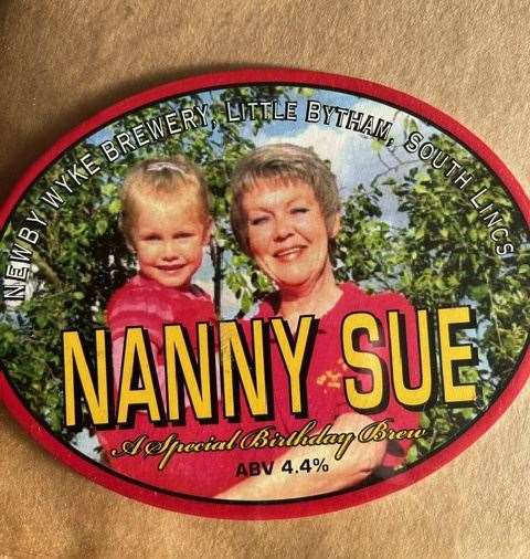 The Nanny Sue pump was made by her husband Mick for her 50th birthday and was spotted by one of her former pupils in a pub