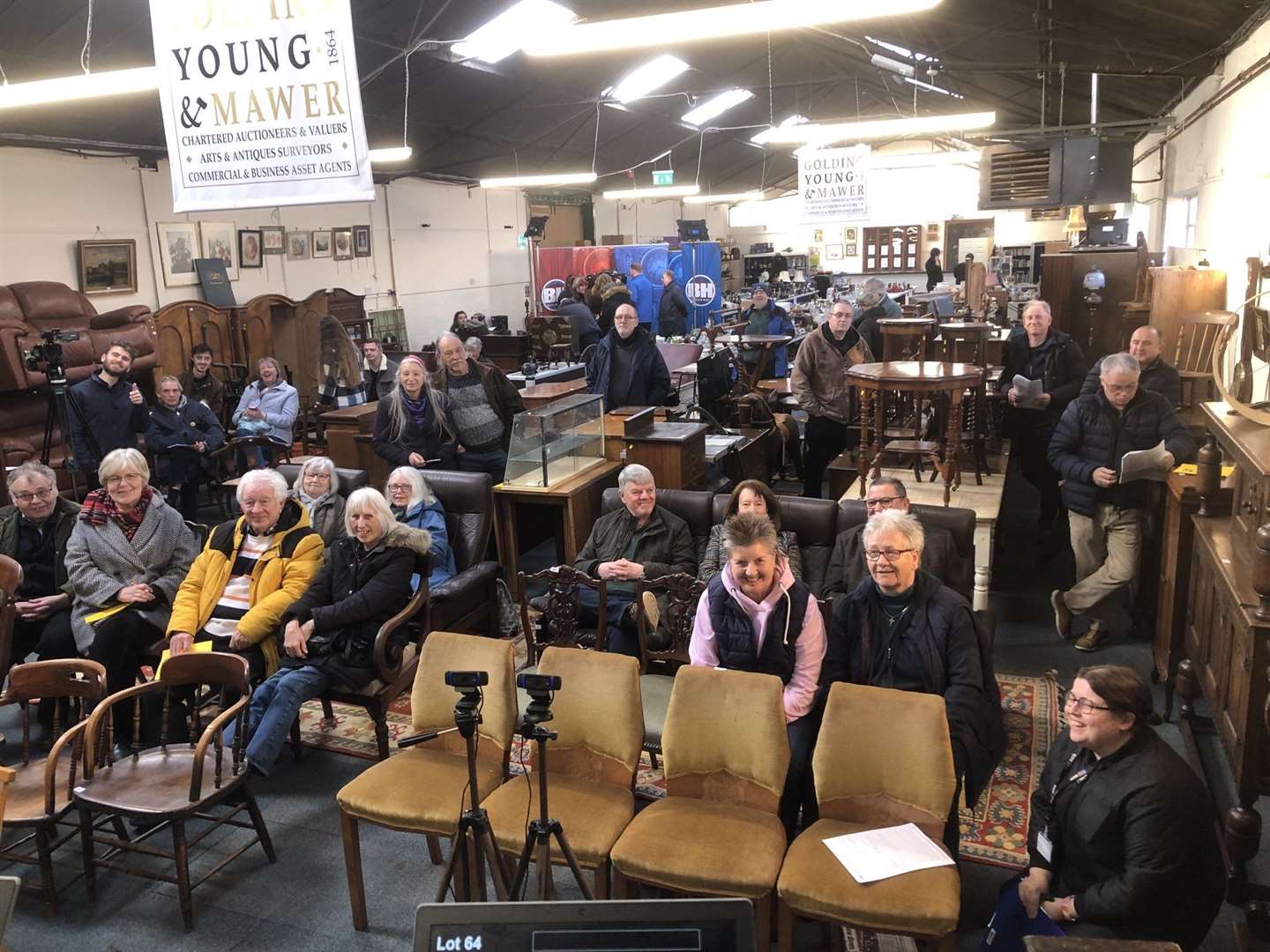 Bargain Hunt filming at Golding Young in Bourne. Photo: Colin Young
