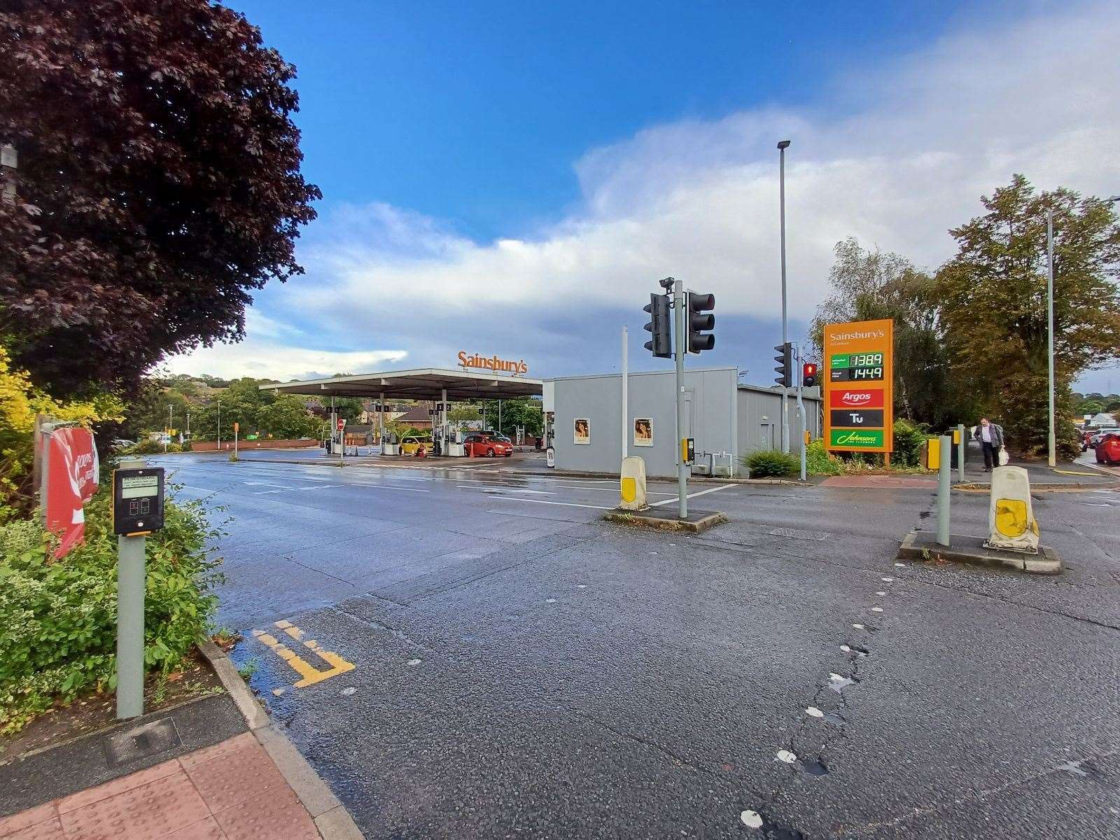 Sainsburys petrol station in Grantham. Photo: Daniel Jaines