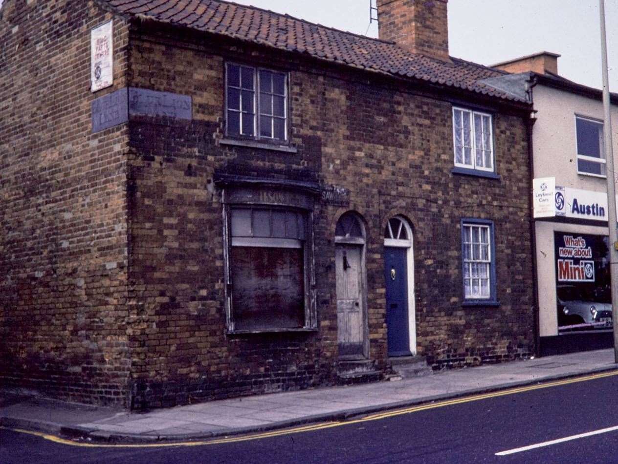 The location of Mrs Wilson's shop.