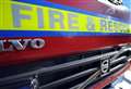 Crews called to caravan fire