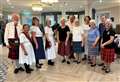 Scottish country dancers performed for St Andrews Day
