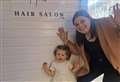New hair salon welcomes first special customer