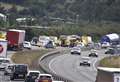 A1 reported to be open again after collision involving tanker and other vehicles 