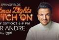 Peter Andre to switch on Spalding Springfields' Christmas lights