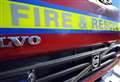 Crews tackle refuse fire