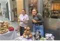Businesses generously support hospital cake sale