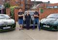 Motor club visited by heroes 