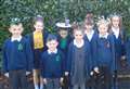 Wacky hair supports Christmas fair