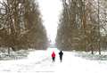 Weather warning for snow and ice in our area