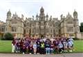 Police officer gives crime prevention advice to American students at Harlaxton Manor