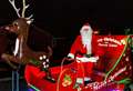 Santa’s sleigh runs to bring Christmas cheer