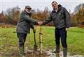 Mayor plants rare tree to highlight connection between town and Woodland Trust