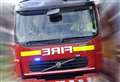 Two crews called to tackle rubbish that was ablaze