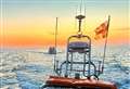 Crews rescue cruiser which had run out of fuel