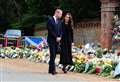 Prince and Princess of Wales view tributes to the Queen at Sandringham
