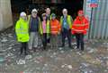 Councillors visit recycling facility ahead of purple bin roll-out