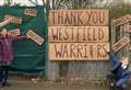 Pupils send huge heartfelt message to Bourne school staff 