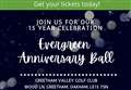 Tickets on sale for Evergreen Ball