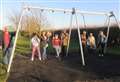New play equipment installed in park