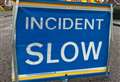 Road closed after crash