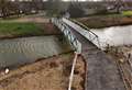Contractors to return to repair new footbridge