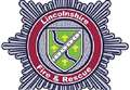 Scrap wood fire in Spalding