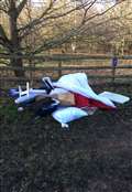Fly-tippers dump waste in Grantham beauty spot