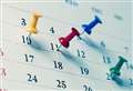 Dates for your diary