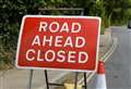 Main road closed following crash
