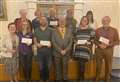 Charities receive cheques totalling £4,000 from Rotary charity golf day 