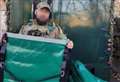 The custom-made stretchers made from lorry curtain off-cuts that are helping Ukraine troops