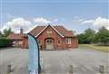 Village hall hosting Christmas market