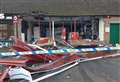 Shop front destroyed in ram raid
